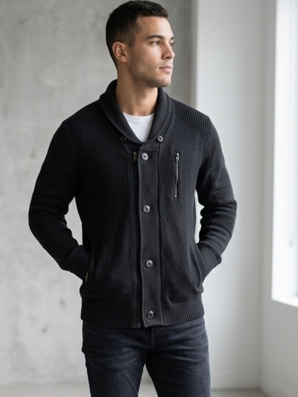 Men’s Jack & Jones knit cardigan sweater